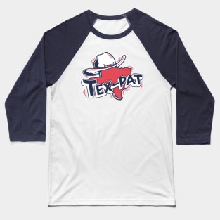 Retro Tex-Pat // Proud Texan // Texas Born & Raised Baseball T-Shirt